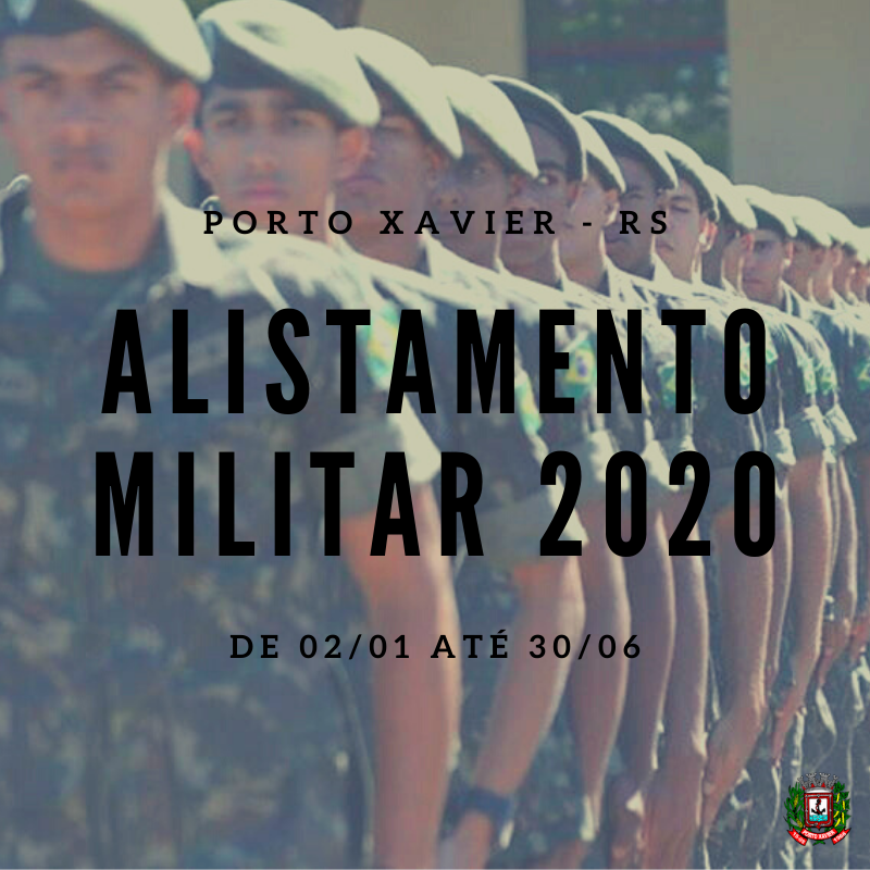 AVISO – ALISTAMENTO MILITAR